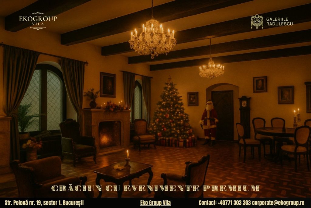 Evenimente de Crăciun București: O Călătorie În Eleganța Anilor ’30 La Eko Group Vila
